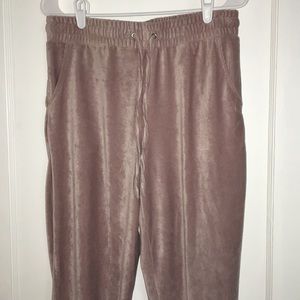 Faded Mauve Silky Sweatpants
